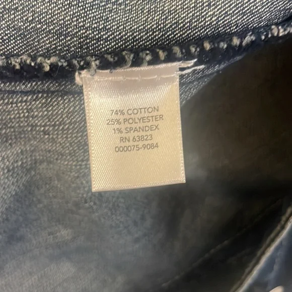 Christopher & Banks Jean Vest with Rhinestones - Picture 6 of 8